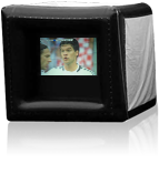 The S sized biggAIRcube for up to 800 spectators